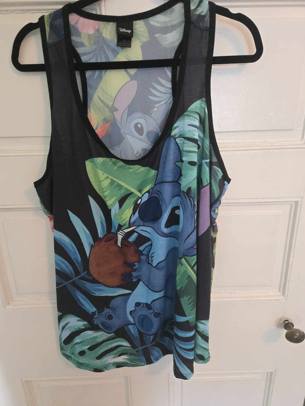 Torrid Disney Stitch Tropical Print Tank Top - Blue/Green Size 2x